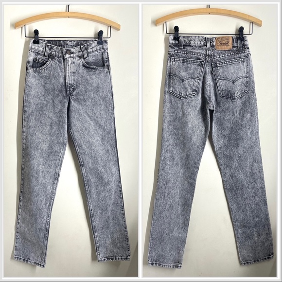 Levi’s Vintage 705 Student Fit Acid Wash Jeans size 27 / 32 women’s - Picture 1 of 11